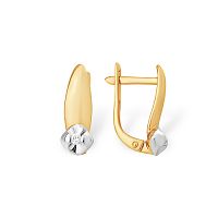 Серьги золотые с бриллиантами